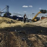 Désolation après une frappe russe à Odessa.